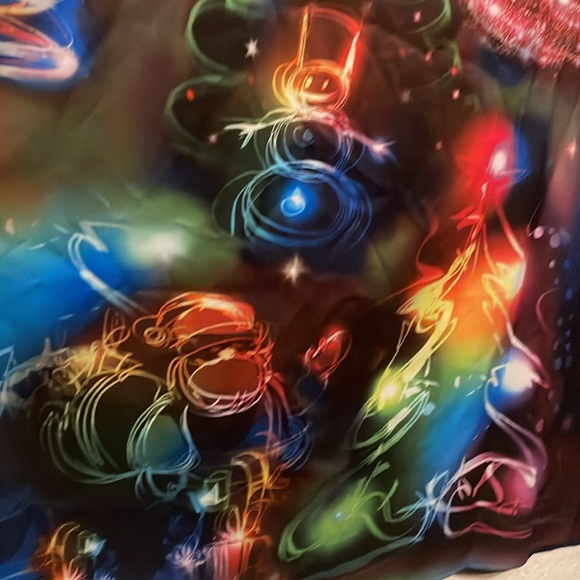 NWT Hawalili short sleeve button down colorful Christmas/Holiday shirt, size 2XL - Picture 10 of 14